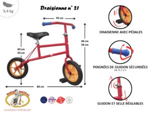 tricycles trottinettes draisiennes fabriquées en France