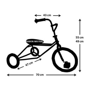 mesures petit tricycle 3 ans - tricycle made in France